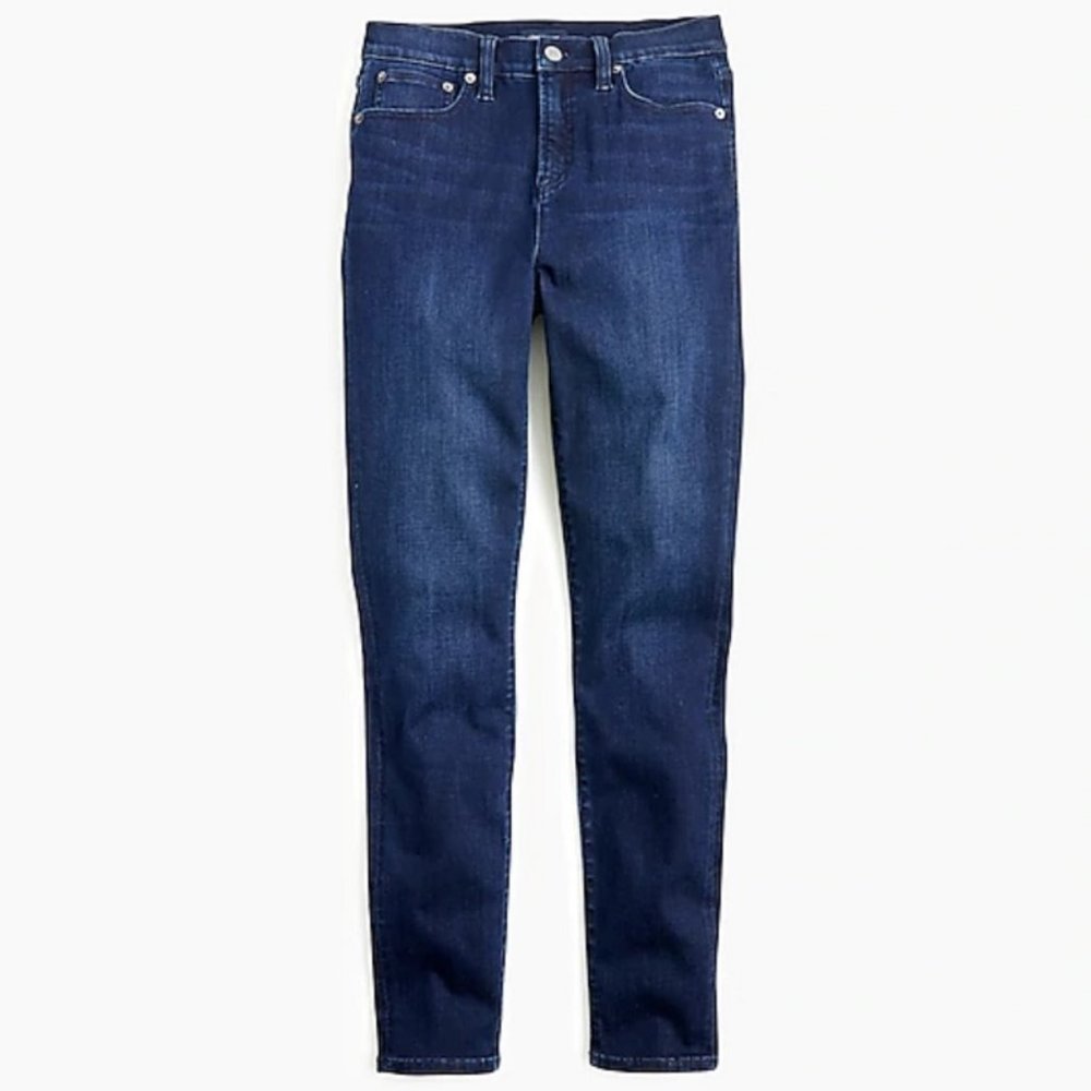 NWT J.Crew Deep Sea 10" High-rise Toothpick Jean